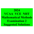 Detailed answers 2024 VCAA VCE NHT Mathematical Methods Examination 2